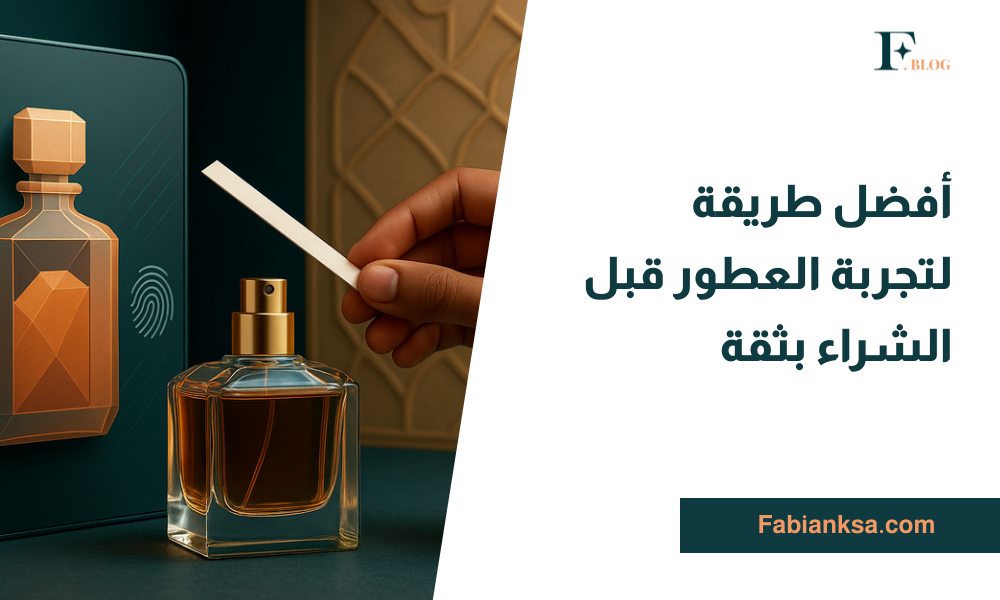 تجربة العطور قبل الشراء